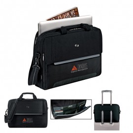 Logo Branded Solo New York Chrysler Briefcase  Logo Branded Solo New York Chrysler Briefcase