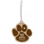 Promotional Custom shaped luggage tag Full Color on colored vinyl