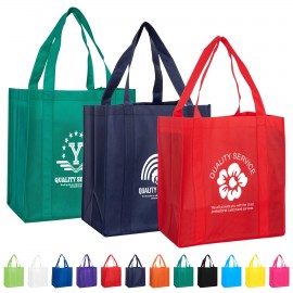 80GSM Large Reusable Non Woven Tote Bags with Logo  80GSM Large Reusable Non Woven Tote Bags with Logo