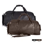 Personalized Marble Canyon Leather Sport Duffel