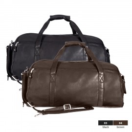 Marble Canyon Leather Sport Duffel Bag with Logo  Marble Canyon Leather Sport Duffel Bag with Logo