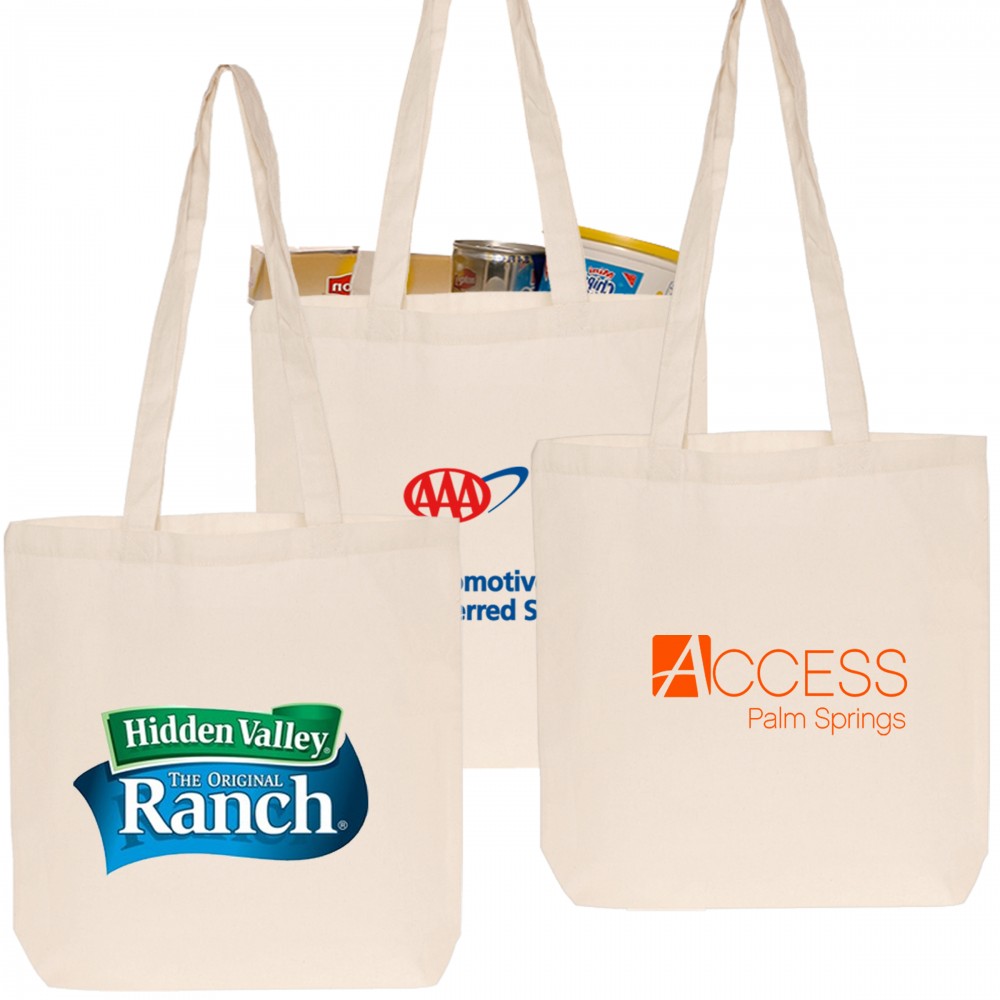 Logo Branded Tote COT215 Logo Branded Tote COT215