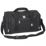 Personalized Everest Sporty Duffel Gear Bag, Black