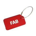 Custom Imprinted Aluminum Alloy Luggage Tag