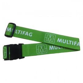 Flat Polyester Luggage Belt with Logo  Flat Polyester Luggage Belt with Logo