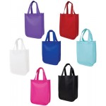 Small Laminated Open Shopping Tote with Logo