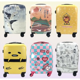24" Boarding Luggage Case Multifunctional Traveling Storage Suitcase with Logo