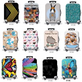 Luggage Cover Washable Suitcase Cover Suitcase Protector Anti-scratch Suitcase Cover(30-32''Luggage) with Logo  Luggage Cover Washable Suitcase Cover Suitcase Protector Anti-scratch Suitcase Cover(30-32