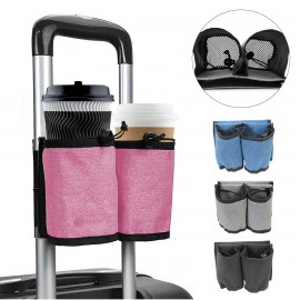 Personalized Travel Cup Holder Free Hand Drink Caddy for Luggage  Personalized Travel Cup Holder Free Hand Drink Caddy for Luggage