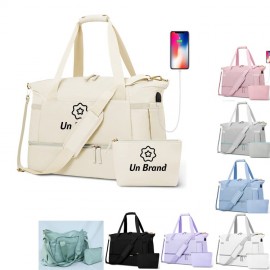 Logo Branded Travel Duffel Bag  Logo Branded Travel Duffel Bag