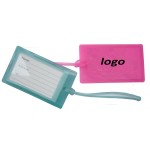 PVC Translucent Luggage Tag Custom Printed