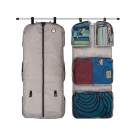RuMe GTO | Garment Travel Organizer - Heather Grey with Logo  RuMe GTO | Garment Travel Organizer - Heather Grey with Logo
