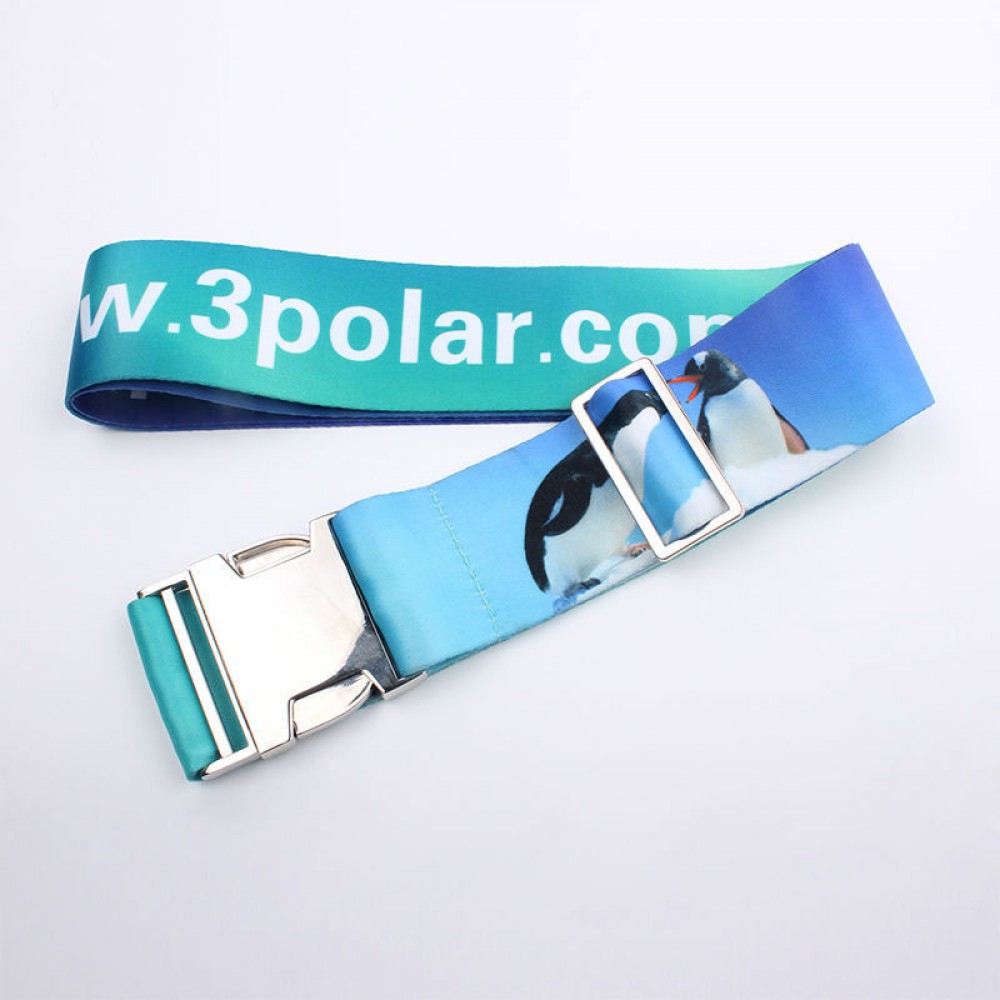 Luggage Strap with Metal Buckle with Logo