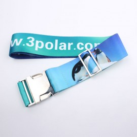 Luggage Strap with Metal Buckle with Logo