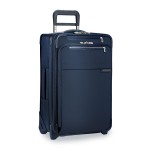 Briggs & Riley Baseline Domestic Carry-On Expandable Upright Bag (Navy) with Logo