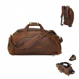 Customized Leather Duffel Bag (direct import)