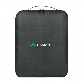 Logo Branded Alba Large Packing Cube - Black Sand  Logo Branded Alba Large Packing Cube - Black Sand