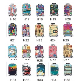 Luggage Cover Washable Suitcase Cover Suitcase Protector Anti-scratch Suitcase Cover(19-21''Luggage) with Logo  Luggage Cover Washable Suitcase Cover Suitcase Protector Anti-scratch Suitcase Cover(19-21