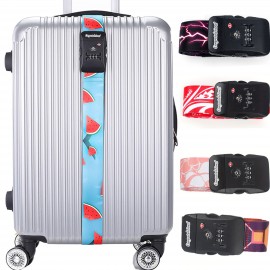 Personalized Personalized Adjustable Sublimated Baggage Strap