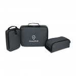 Logo Branded Renew rPET 3 Piece Packing Cube Set - Durango Grey