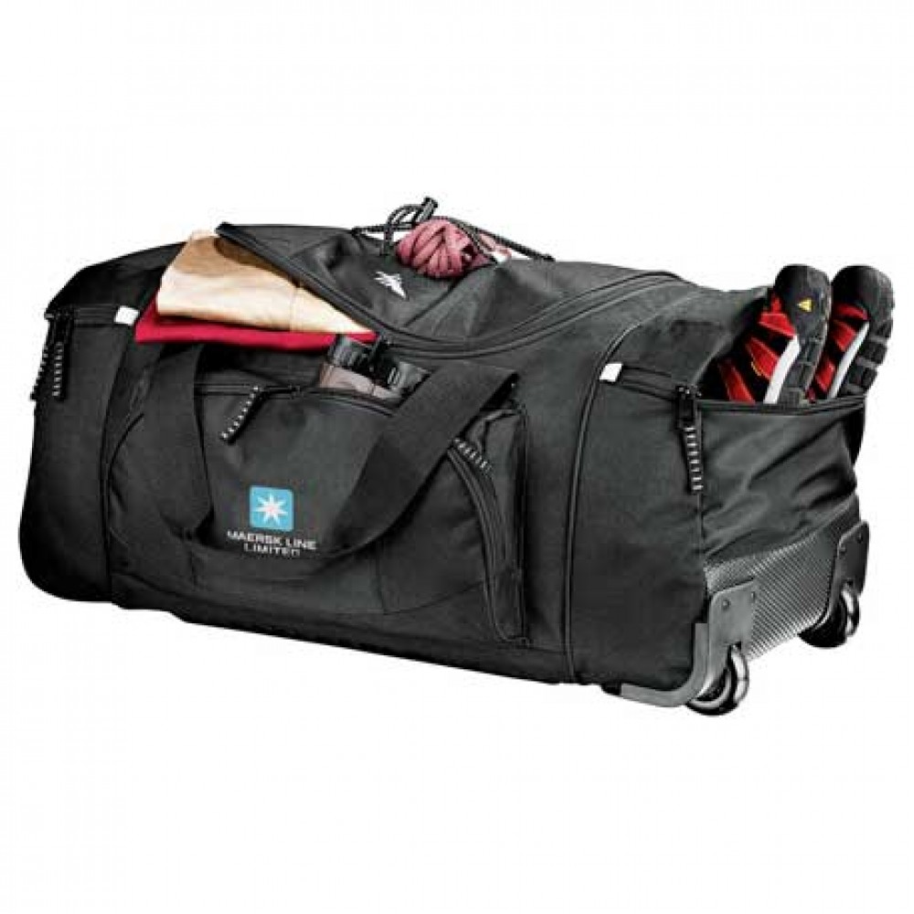 Custom Printed High Sierra 26" Wheeled Duffel Bag Custom Printed High Sierra 26" Wheeled Duffel Bag