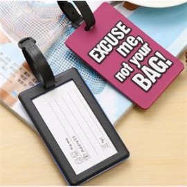 Logo Branded Vinyl Luggage Tag  Logo Branded Vinyl Luggage Tag