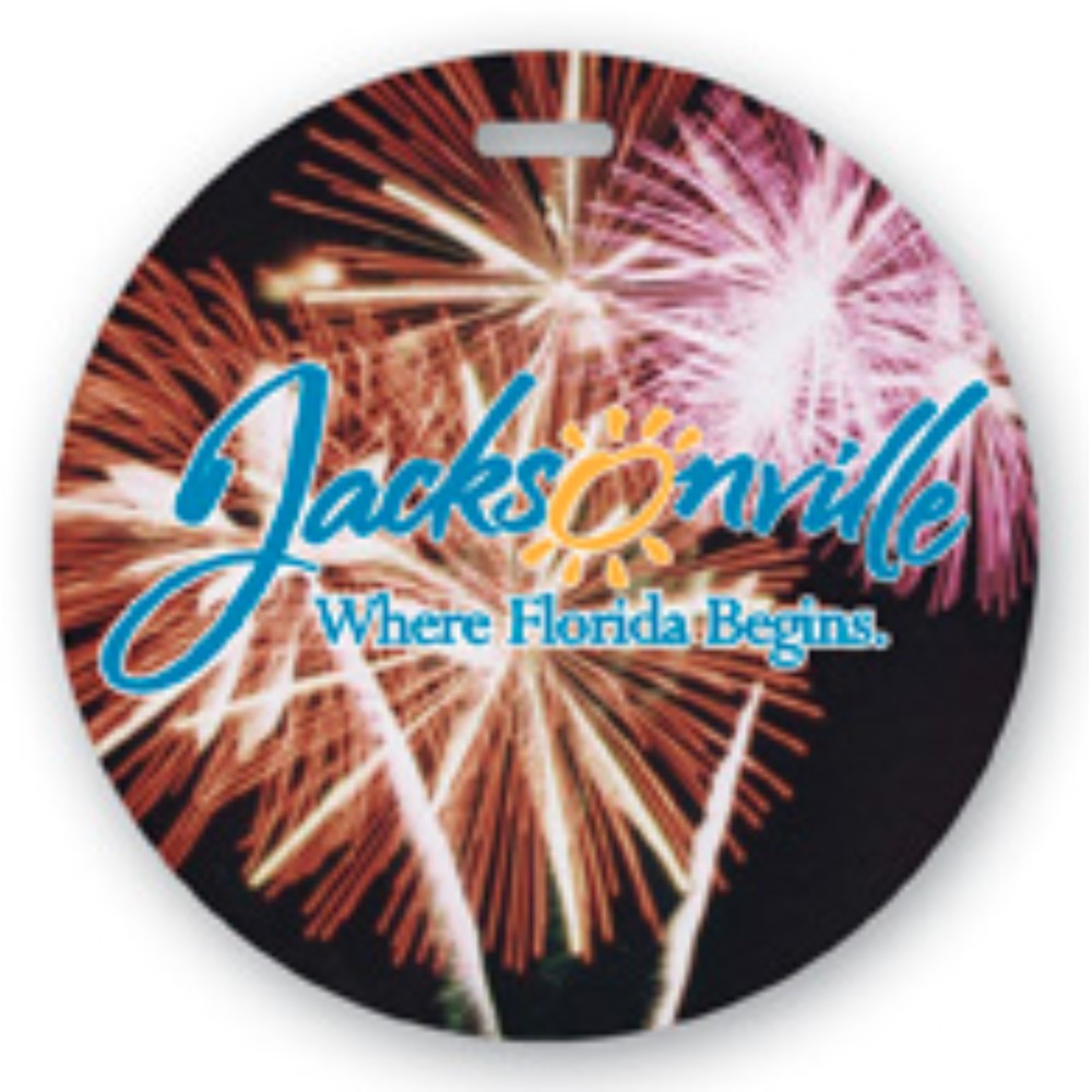 Custom Printed Full Color Write On Tag (Circle 3.5"x3.5") Custom Printed Full Color Write On Tag (Circle 3.5"x3.5")