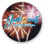 Custom Printed Full Color Write On Tag (Circle 3.5"x3.5")