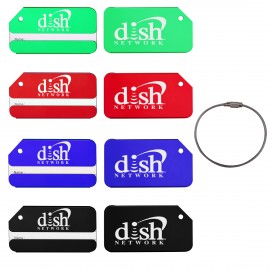 Logo Branded Aluminum Luggage Tag