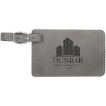 Leatherette Luggage Tag with Logo