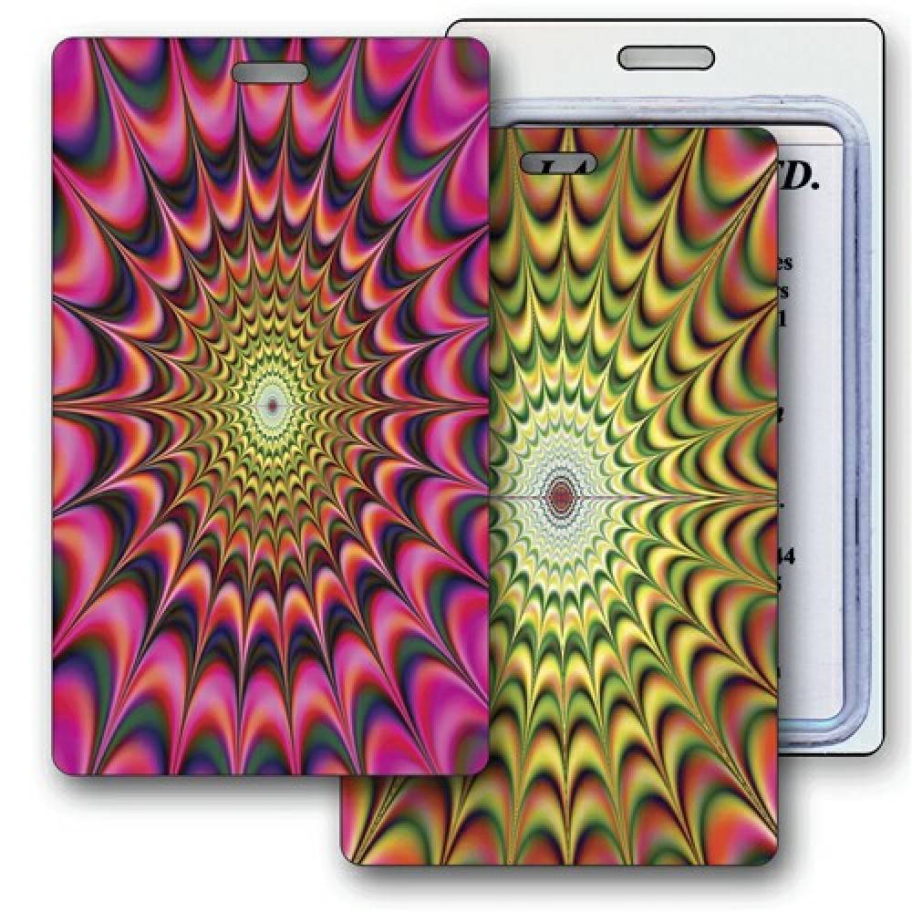 Custom Printed 3D Lenticular Luggage Tag (Full Custom Designed) Custom Printed 3D Lenticular Luggage Tag (Full Custom Designed)