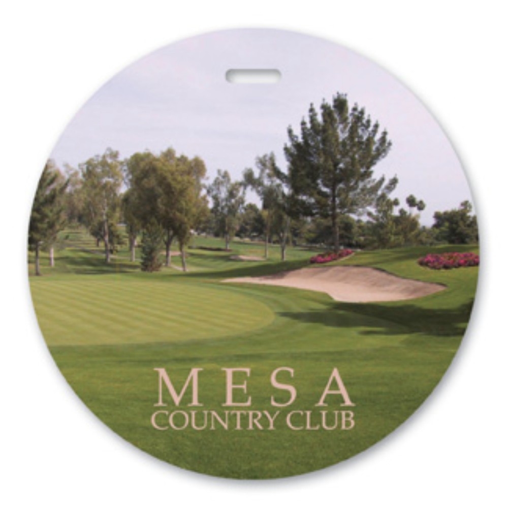 Laminated Event Tag (4") Circle Custom Printed Laminated Event Tag (4") Circle Custom Printed