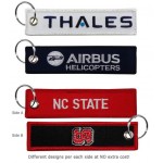 Promotional Medium Size Embroidered Key Tag