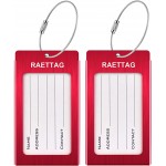 Personalized Luggage Tags Business Card Holder Aluminum Travel ID Bag Tag