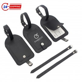 PU Leather Travel Luggage Tag with Logo