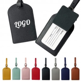 PU Leather Luggage Tag with Logo