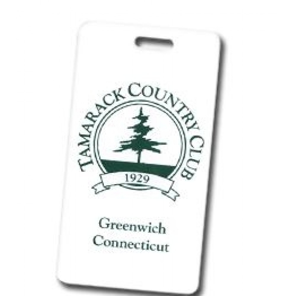 0.042" Thick Jumbo Luggage Tag Insert-A-Card Style Custom Imprinted 0.042" Thick Jumbo Luggage Tag Insert-A-Card Style Custom Imprinted
