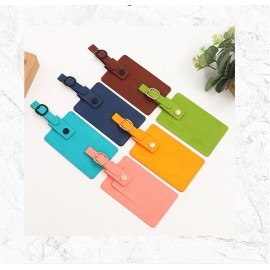 PU Leather Luggage Tag with Logo