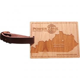 Hardwood State Luggage Tags with Logo