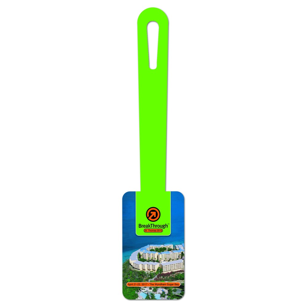 All-in-One Luggage Tags, Full-Color (2"x3.5" Rectangle) 2"x9.5" Custom Imprinted All-in-One Luggage Tags, Full-Color (2"x3.5" Rectangle) 2"x9.5" Custom Imprinted