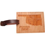 Customized Hardwood State Luggage Tags