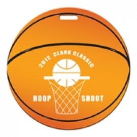 Customized Basketball Shaped Luggage Tag