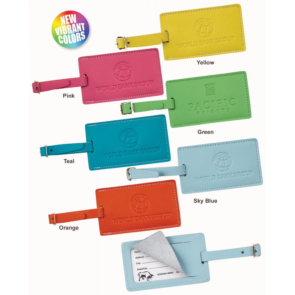 Vibrant Luggage Tag (Domestic) with Logo