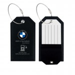 Leather Instrument Baggage Bag Luggage Tag with Privacy Cover with Logo