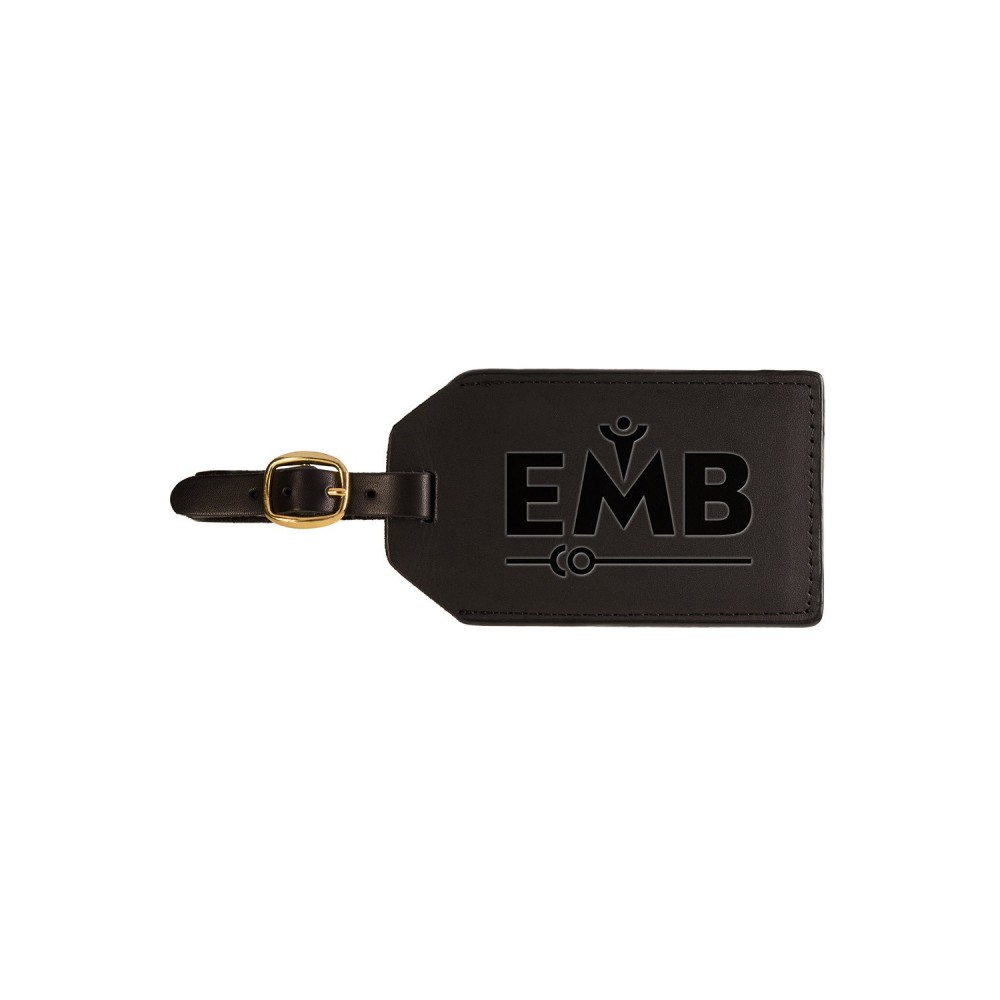 Customized Grand Central Luggage Tag Sueded Leather