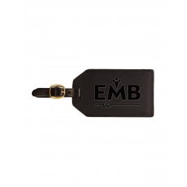 Customized Grand Central Luggage Tag Sueded Leather