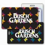 Lenticular Change Color Black Rainbow Butterflies Luggage Tag (Custom) Logo Branded