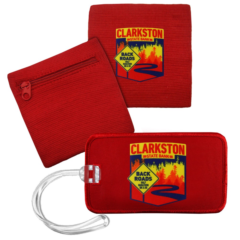 3-in-1 Band & Luggage Tag Combo Custom Printed 3-in-1 Band & Luggage Tag Combo Custom Printed