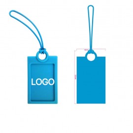 Silicone Luggage Tag with Logo  Silicone Luggage Tag with Logo