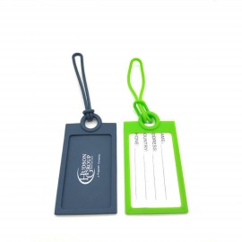 Silicone Luggage Tag with Logo